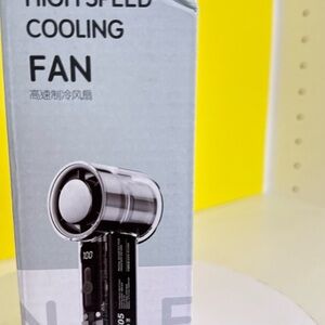 High-Speed Cooling Fan - Black